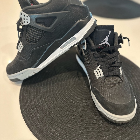 Jordan 4 Retro SE Black Canvas - Picture 3 of 5
